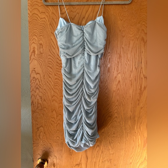 Princess Polly Bloom Pale Blue Mini Dress - Picture 5 of 10